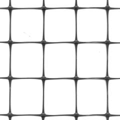 Heavy-Duty Plastic Mesh Deer Fencing | 2m x 100m Roll | 80gsm | Black UV Stabilised