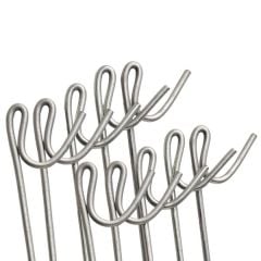 Steel Fencing Pins - 10 Pack of Electroplated Fencing Pins