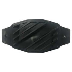 Flat polytape insulator for use with timber posted electric fencing systems - product image