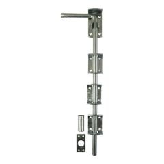 Timco | Garage Drop Down Bolt | 450mm | Galvanised |  Fixings Included | Exteneded bolt length