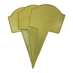 Set of 3 plant markers made from sustainable bamboo