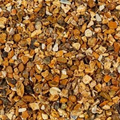 Golden Flint Gravel | 20mm | 850kg Bulk Bag | Washed and Lime-Free| Angular Shape