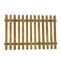 Picket Fence Panels | Pointed Top | 3ft or 4ft x 6ft | Green Treated