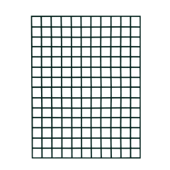 Suregreen | Green PVC Welded Wire Panel | 8ft x 4ft | 2" Holes | 12 Gauge | Singular Panel