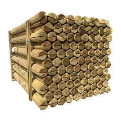 Pallet of Half Rounded Rails | x210 Pieces | 1.8m x 100mm