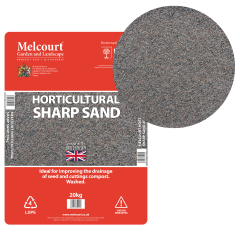 Melcourt | Horticultural Sharp Sand | 20kg | Pre-Washed | Lime-Free | 0 - 3mm