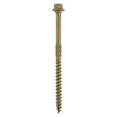 Timco | Timber Railway Sleeper Screws | 6.7 x 150mm | 10 Pack | 8mm Hex Driver Head for Quick Installation