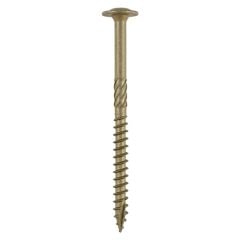 Timco| Timber Sleeper Screws | 8mm x 200mm | 50 Pack | Wafer Head Countersunk and TX30 Recess