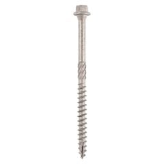 Timco | Stainless Steel Timber Railway Screws | 6.7mm x 300mm | 25 Pack |  8mm Hex Driver Head for Quick Installation