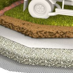 Trackturf - grass reinforcement mesh - Installation