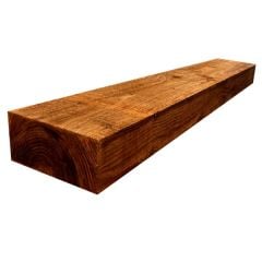 Large Brown Treated Railway Sleeper | 2.4m x 240mm x 120mm singular