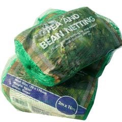 Suregreen Pea and Bean Netting - plastic garden netting for crop support and climbing plants