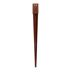 Drive in Fence Post Spike | Quick Fit | 75mm x 75mm x 750mm | Oxide Red | Taurus
