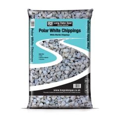 Polar White Chippings | 8mm - 11mm | 20kg