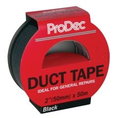 Black Duct Tape | 50mm x 50m | Prodec