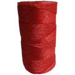 Our bright red polywire for use with electric fencing such as paddock fences, animal confinement and protection, livestock fencing on farms and more - product image