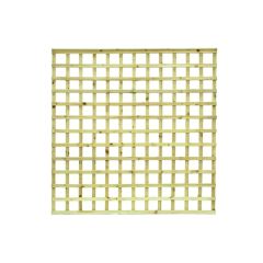 Traditional Trellis | 2ft x 6ft | 100mm squares | Rustic | Green Pressure Treated 