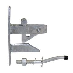 Timco | Self-Locking Gate Catch with Cranked Striker | Length of 120mm | Fixings included
