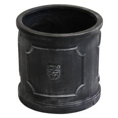 Round  Planter | Lion Head | Faux-Lead |  32cm 