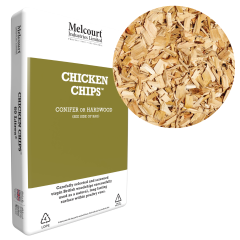 Softwood chippings for chicken and poultry bedding - softwood play chips