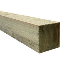 Suregreen | Square Wooden Fence Post | 1.8m x 50mm x 50mm | 2 pack | Tanalised treated