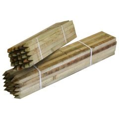 Square sawn softwood stakes used to support trees, lightweight fencing and more - product image
