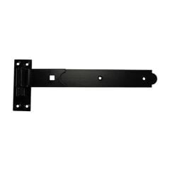 Straight Band Hinge & Hook Plate | Black | Pair | Timco
