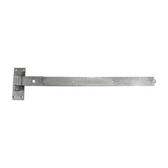 Timco | Straight Band Hinge & Hook Plate | 450mm | Galvanised | Pair | Fixings Included