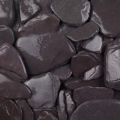 Welsh Slate Paddlestones | Plum | 50-100mm | 850kg Bulk Bag | Fish-Friendly Product | Tumbled/Flat