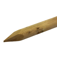 UC4 Round Fence Post | 2.4m x 75mm | Green Treated