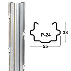 P24 CLICK Intermediate Vine Post | 2.4m | 55x38mm | 1.5mm 