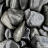 Ebony Black Cobbles | 60-120mm | 850kg Bulk Bag | Black Basalt | Natrual Rounded Shape