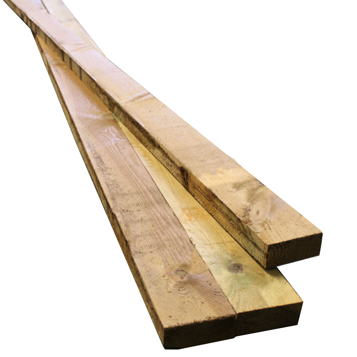 Timber Panel Rails Timber Rail | 3.6m x 38mm x 100mm | Rectangle | Green Treated