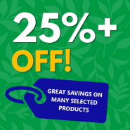 25%+ Off