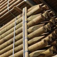 Cundy Peeled Round Fence Posts