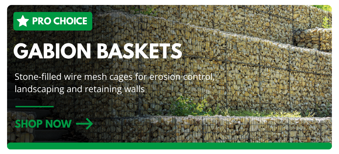 Gabion baskets stone cages for retaining walls and landscaping projects