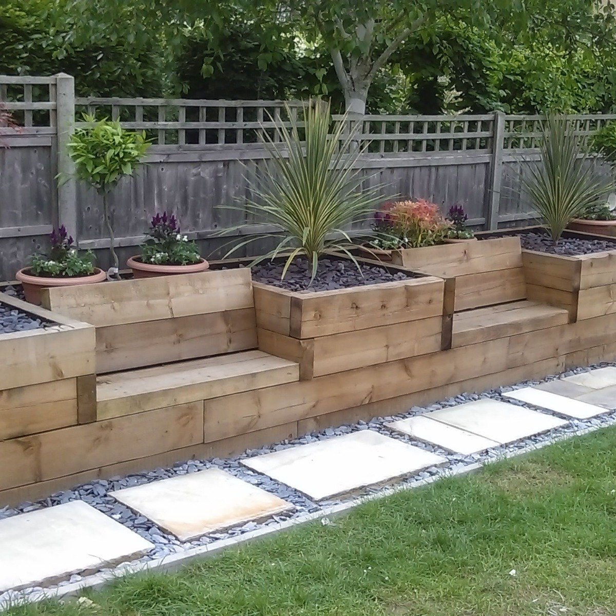 Railway Sleepers In Your Garden