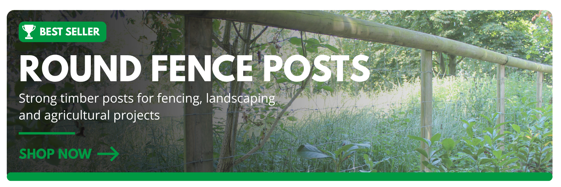 round fence posts for fencing landscaping and agricultural projects