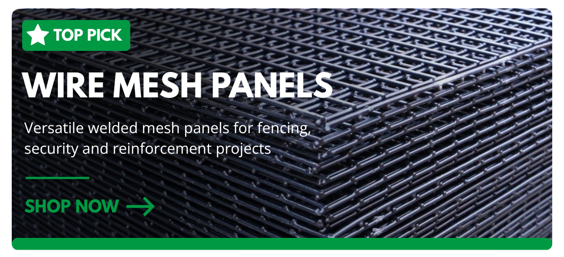 wire mesh panels for fencing, security and reinforcement projects