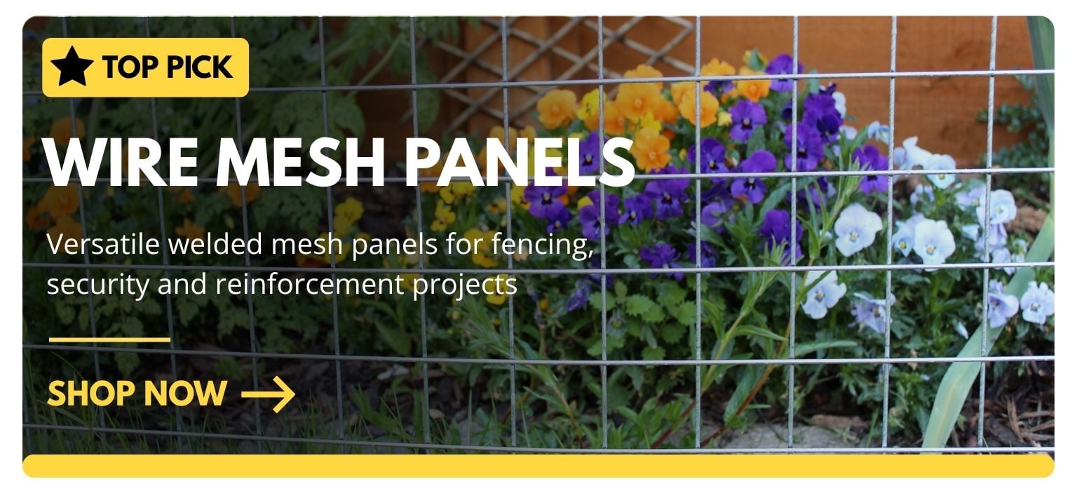 wire mesh panels for fencing, security and reinforcement projects
