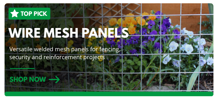 wire mesh panels for fencing, security and reinforcement projects
